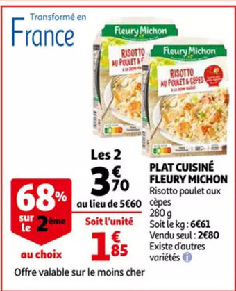 Fleury michon plat cuisine 280g