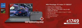 CompuDeals MSI Prestige 15 Intel i7-1185G7 aanbieding