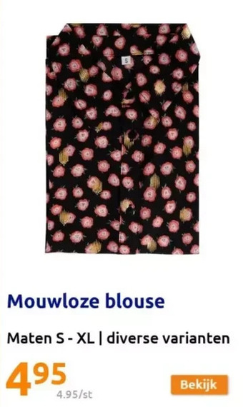 Mouwloze blouse
