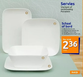 Action Schaal of bord aanbieding