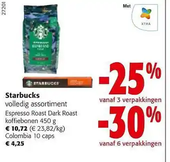 Colruyt Starbucks koffiebonen aanbieding