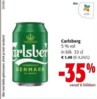 Colruyt Carlsberg aanbieding