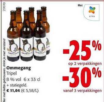 Colruyt Ommegang tripel aanbieding