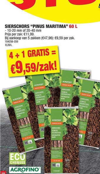 Hubo Sierschors pinus maritima aanbieding