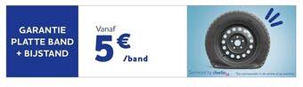 Garantie platte band + bijstand