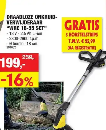 Hubo Draadloze onkruidverwijderaar aanbieding