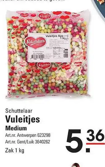 Schuttelaar vuleitjes 1kg