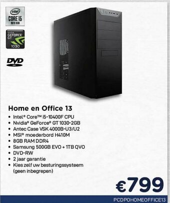 CompuDeals Home en Office 13 aanbieding