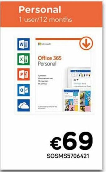 CompuDeals Office 365 Personal aanbieding