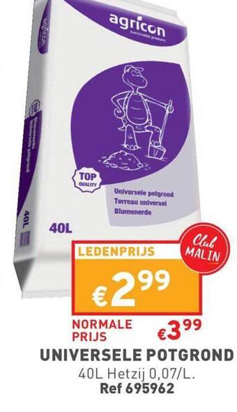 Trafic Universele potgrond aanbieding