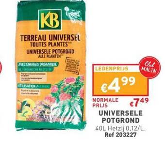 Trafic Universele potgrond aanbieding