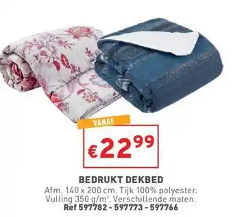 Trafic Bedrukt dekbed aanbieding