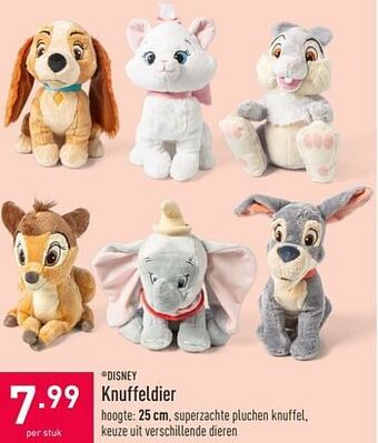 ALDI Knuffeldier aanbieding