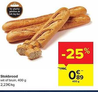 Carrefour Market Stokbrood aanbieding