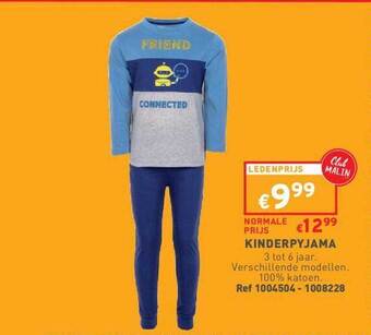 Trafic Kinderpyjama aanbieding
