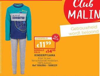 Trafic Kinderpyjama aanbieding