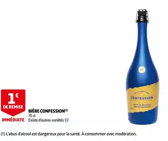 Auchan Confession biere 75cl aanbieding
