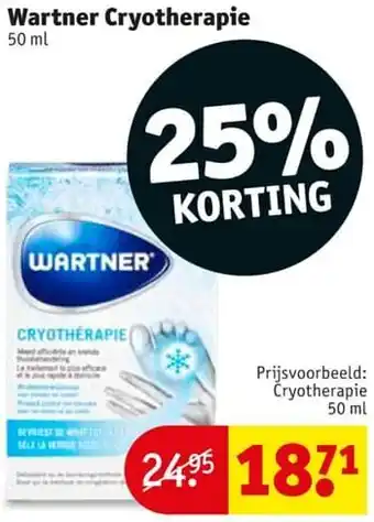 Kruidvat Wartner cryotherapie 50ml aanbieding