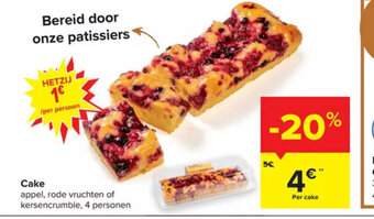 Carrefour Cake aanbieding