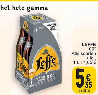 Cora Leffe aanbieding