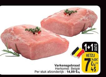 Cora Varkensgebraad aanbieding