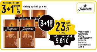 Cora Gemalen koffie jacqmotte aanbieding