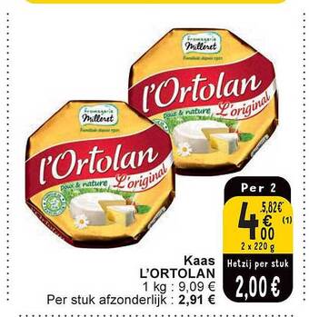 Cora Kaas l'ortolan aanbieding