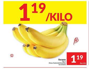 Intermarché Bananen aanbieding