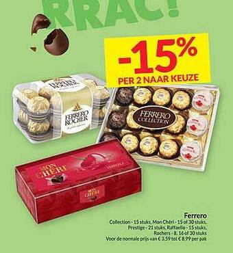 Intermarché Ferrero aanbieding