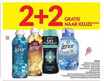 Intermarché Lenor vloeibare wasverzachter aanbieding