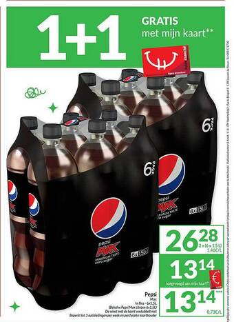 Intermarché Pepsi max aanbieding