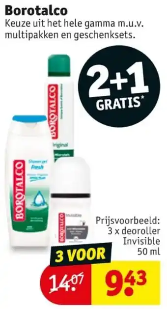Borotalco deoroller invisible 50ml