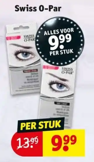 Kruidvat Swiss o-par aanbieding