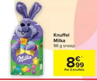Carrefour Milka Knuffel 96g Snoep aanbieding
