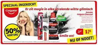 Kruidvat Colgate natural extracts charcoal tandpasta aanbieding