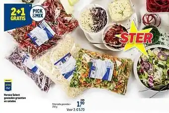 Horeca select gesneden groenten en salades peterselie gesneden