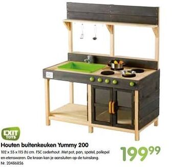 Fun Houten buitenkeuken yummy 200 aanbieding