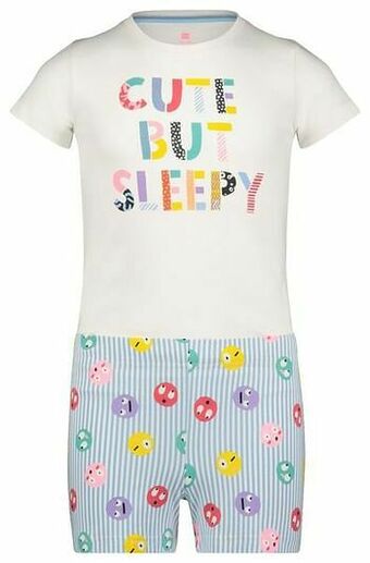 HEMA Kindershortama &apos;cute But Sleepy&apos; Gebroken Wit (gebroken wit)