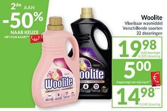 Intermarché Woolite vloeibaar wasmiddel aanbieding