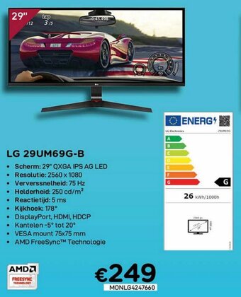 CompuDeals LG 29UM69G-B aanbieding