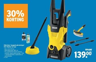 GAMMA Kärcher hogedrukreiniger k3 home & car aanbieding