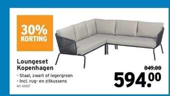 GAMMA Loungeset kopenhagen aanbieding