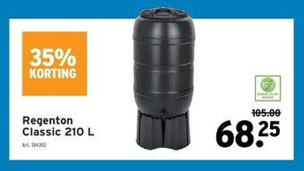GAMMA Regenton classic 210 l aanbieding