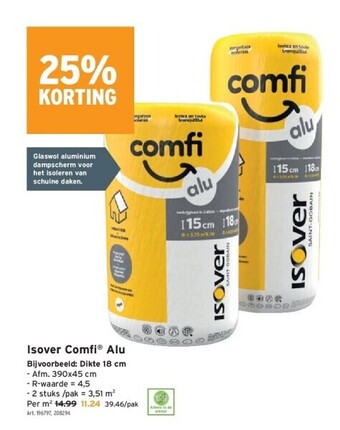 GAMMA Isover comfi® alu aanbieding