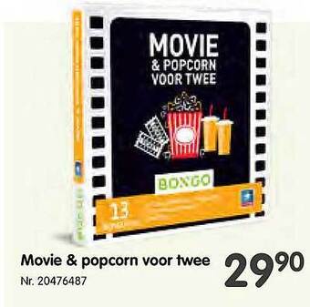 Movie & popcorn voor twee