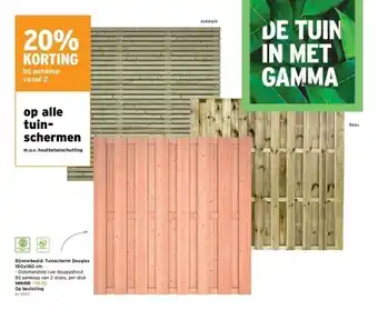 GAMMA Tuinscherm douglas 180x180 cm aanbieding