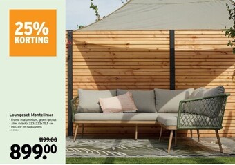 GAMMA Loungeset montelimar aanbieding