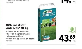 GAMMA Dcm meststof anti-mos* 10 kg aanbieding
