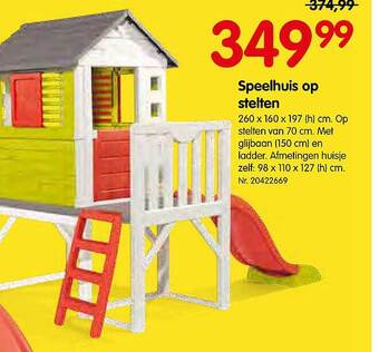 Speelhuis op stelten
