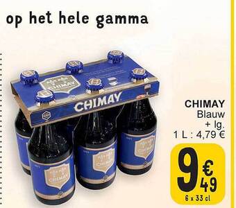 Cora Chimay blauw aanbieding